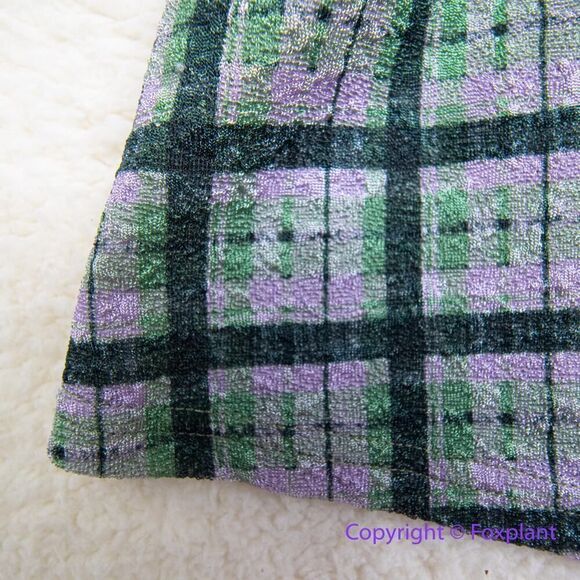 Hutch Pink And Green Plaid Dress, size L - Picture 9 of 16